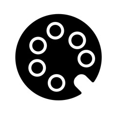 Art Color Paint Glyph Icon
