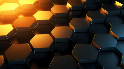 Background with hexagonal texture