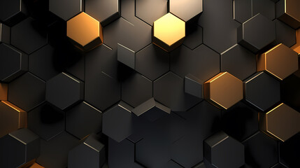 Background with hexagonal texture