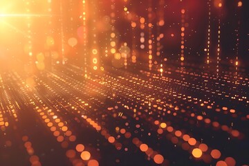 Obraz premium Dynamic digital data stream abstract background. Global connection concept. Big data, network visualization, blockchain, web. Future digital technology. Ai and neural networks