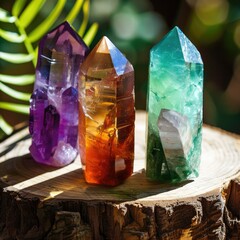 Minerals, Crystals, Semi precious Gemstones, Magic still life for Crystal Energy Healing, Esoteric ritual, Witchcraft, Spiritual practice, Meditation, reiki