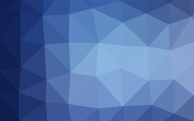 Light BLUE vector triangle mosaic cover.