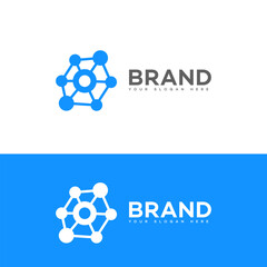 Nanotechnology Logo Icon Brand Identity Sign Symbol 