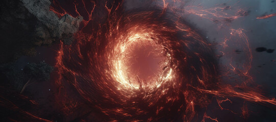 galaxy vortex hole background, tunnel, space 4 - obrazy, fototapety, plakaty