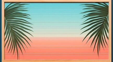Obraz na płótnie Canvas a postcard for a beach holiday, an advertising brochure of a seaside resort, summer, sun, sea, ocean