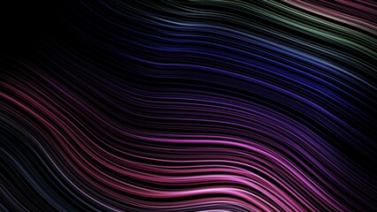 lines stripes waving. Futuristic technological background for titles or logo. Geometric lines.Digital Sci Fi cyberspace Data Transfer animation hud. 6