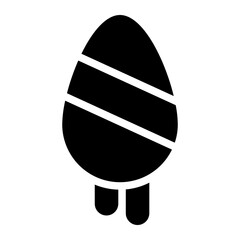 easter glyph icon