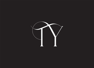 Logo TL monogram letter logo,