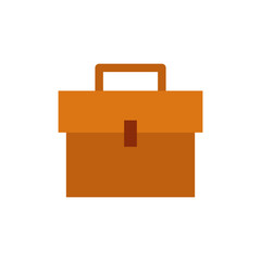 Fototapeta premium Briefcase Flat Style