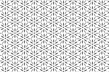 Fototapeta premium Black and white minimal geometric pattern background