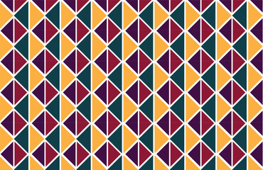 Abstract colorful geometric seamless pattern