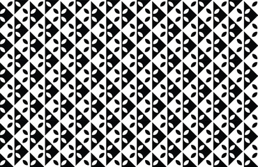 Abstract Black And White Geometric Pattern