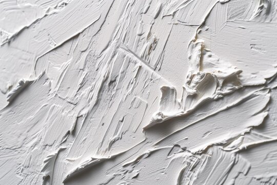 Abstract Art Concept: Closeup of Canvas Texture Coated with White Primer