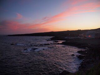Ocean sunset (Arico, Tenerife, Canary Islands, Spain)