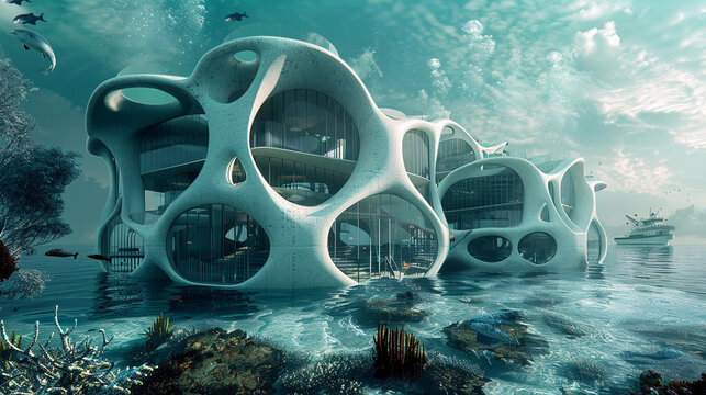 Interactive Exploration Of Experimental Architectural Concepts, From Underwater Habitats To Floating Cities