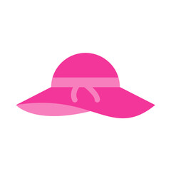 Summer Hat Flat Style