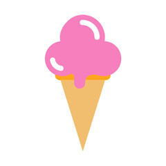 Ice Cream Flat Style