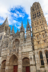 Fototapeta premium Cathedral Notre Dame of Rouen in France