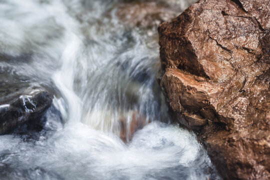 Water Flowing Over Rocks