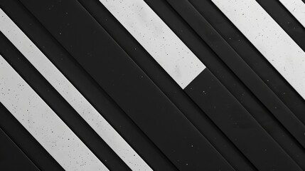 abstract monochrome noisy black and white background flat lay top view from above, finely striped line art pattern - obrazy, fototapety, plakaty