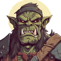 Orc panorama reveling in the beauty of illustrative orc artistry