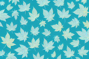 seamless floral pattern, generative ai