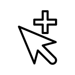 Obraz premium Cursor icon