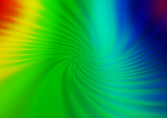 Light Multicolor, Rainbow vector blurred shine abstract template.