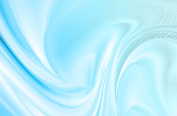Fototapeta premium Abstract smooth light blue perspective background.
