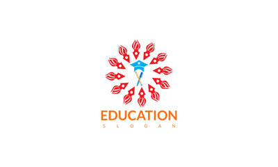 University and academy vector icons. Emblems or shields set for high school education graduates in maritime science.