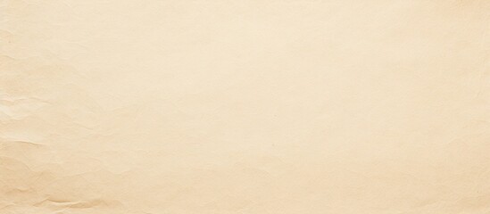 An old, light beige paper featuring a worn texture sits on a grungy background. The kraft paper has...