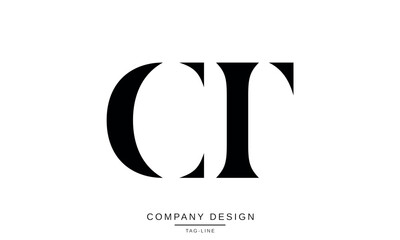 CT, TC Abstract Letters Logo Monogram Design Icon