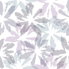 Vector illustration of watercolor textured abstract art textile flower design