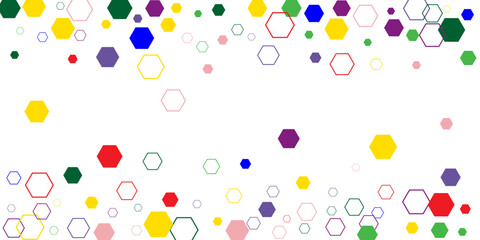 Rainbow color triangle seamless pattern