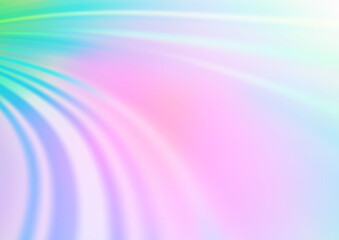 Light Multicolor, Rainbow vector template with bent lines.