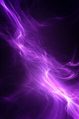 Obraz premium Dark purple abstract background. Magic nature. Neon pink on dark abstract art background.