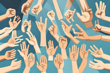 Open empty hands holding protect giving gestures icons set isolated vector hands holding protect giving gestures icons set vector