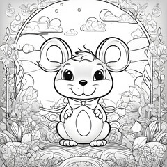 easter bunny with eggs