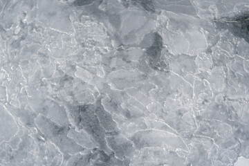 Background texture, frozen Baltic sea. Drone air photo photo.