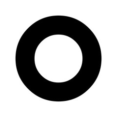 Circle shape icon art. Circle shape