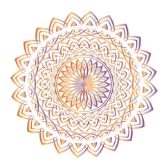 spiritual symbol round ornament new colorful vector mandala art