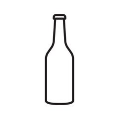 beer bottle icon design vector template