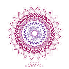 Purple color styles mandala art