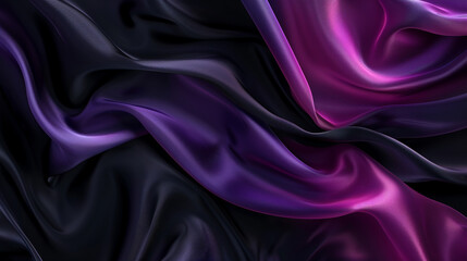 Obraz premium Black and Purple silk background