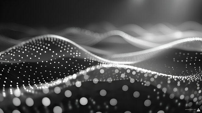 Dynamic Sound Waves Dance