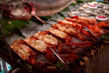 Fresh seafood is popular choice for many people