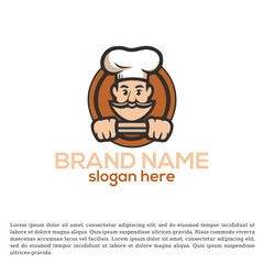 Sensory Symphony: Detailed Chef Logo Vision