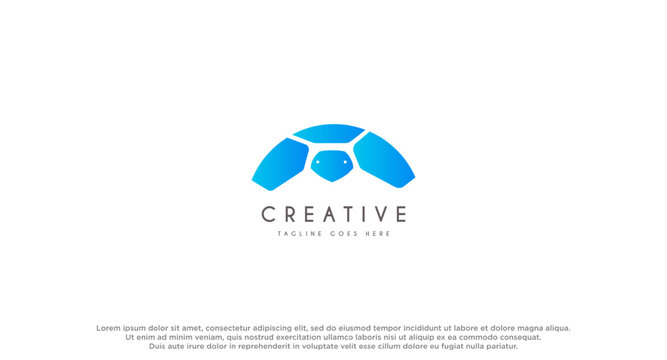 Turtle, tortoise logo design vector illustration.