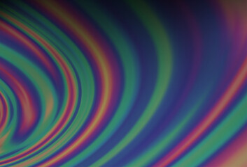 Fototapeta premium Dark Purple vector pattern with liquid shapes.