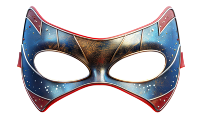 Superhero mask, cut out